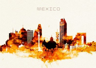 Mexico City Skyline