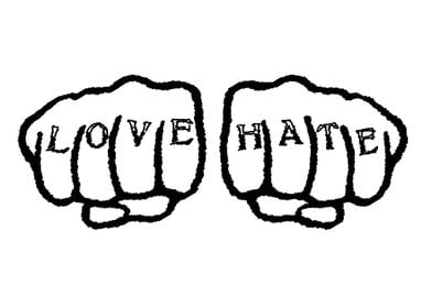 Love Hate Tattoo