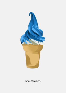Blue Ice Cream 