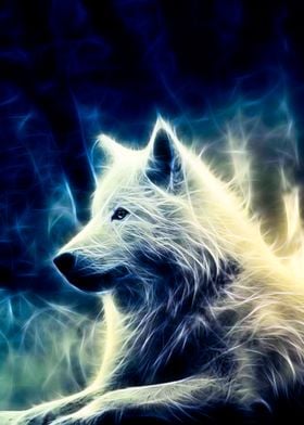 wolf white fractal