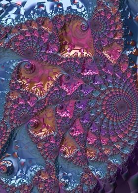 Shiny Funky Fractal Spiral