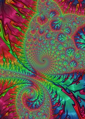 Groovy Rainbow Fractal