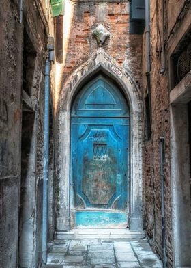 Blue Door in Venice