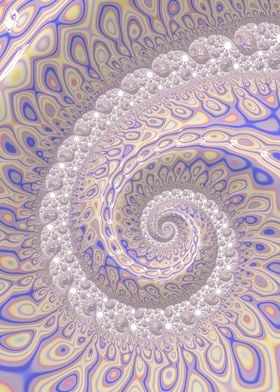 Pastel Spiral Fractal