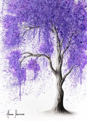 Purple Dreaming Tree