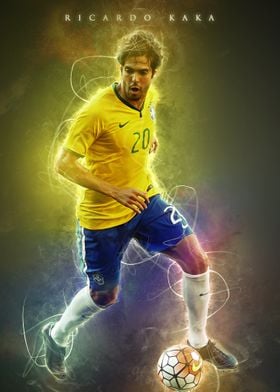 Ricardo Kaka Art Print by Football Twentyfour - Pixels