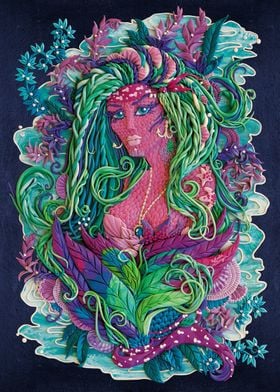 Plasticine art Mermaid