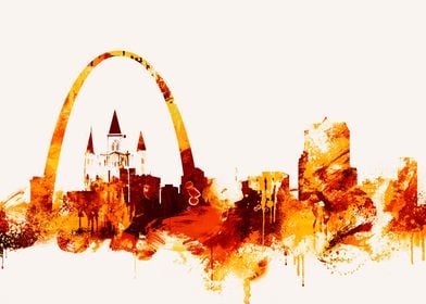 St Louis Missouri Skyline