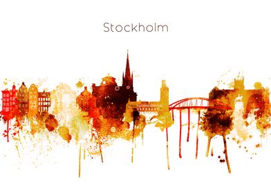 Stockholm Sweden Skyline