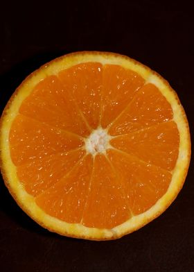 Orange fruit macro prints