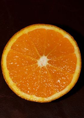 Orange fruit macro prints