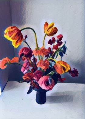 Tulips in a Vase