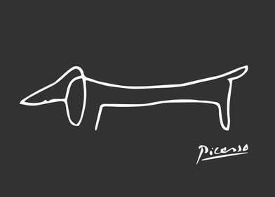 Picasso Dog Dachshund