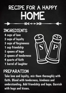 Recipe For A Happy Home