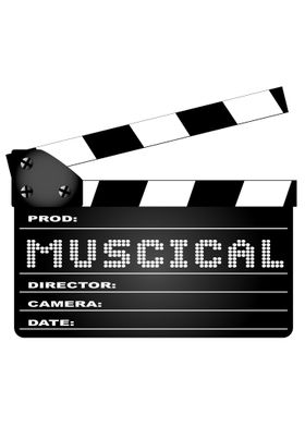 Musical Movie Clapperboard