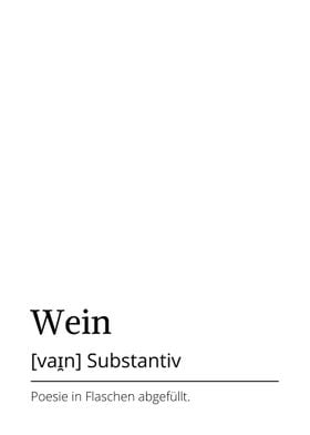 german definition Wein