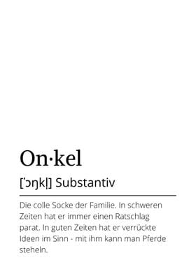 German definition Onkel