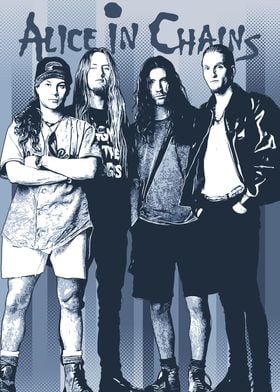Alice in Chains' Poster by supergaff