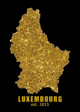 Luxembourg Gold Map