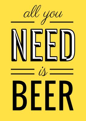 All you need is Beer