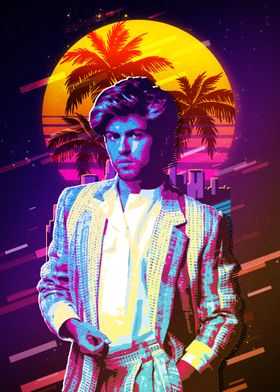 Poster Music Synthwave 80S-preview-0