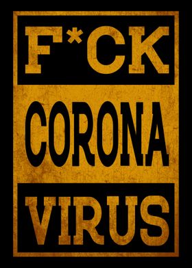 Fck Corona Virus Retro