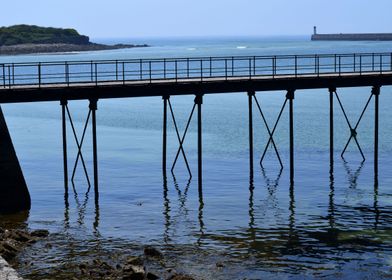 Bridge over the sea