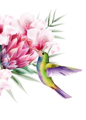 flower bird