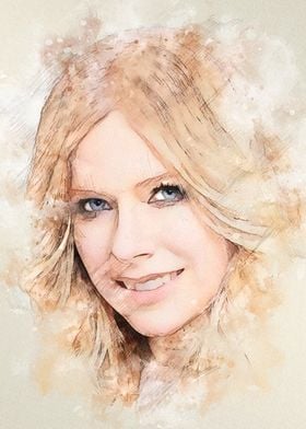 Avril Lavigne Sketch Art