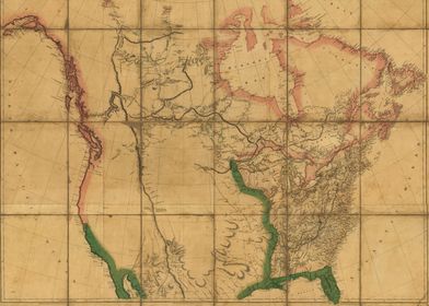 North America 1802 Map