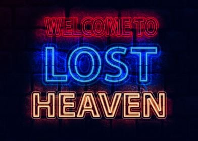 Lost Heaven Neon Sign