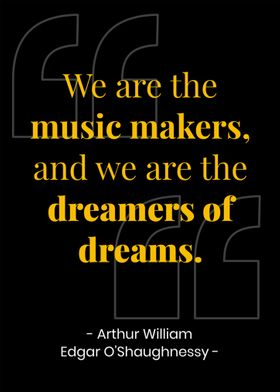 Music Maker and Dreamer