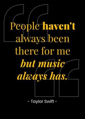 Taylor Swift Quote Music