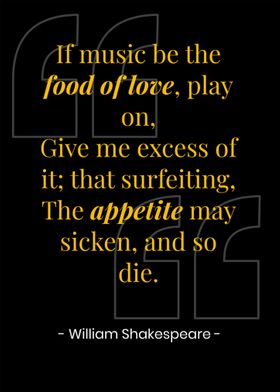 Shakespeare Music Quotes