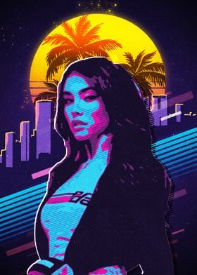 Madison Beer retro 80s