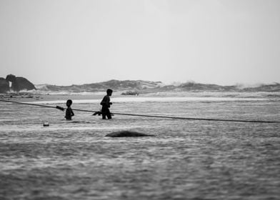 An estuary in south Asia