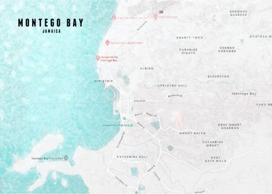 Montego bay map