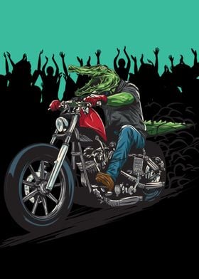 Biker Crocodile Sport