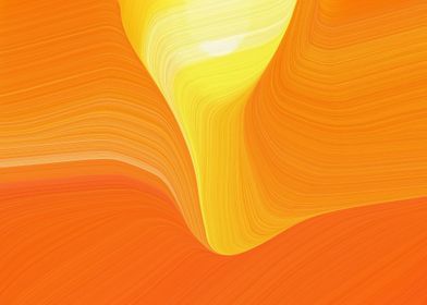 orange waves and curves