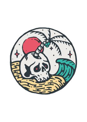 Skull and Beach