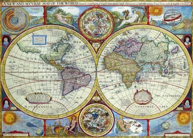 World Map 1626