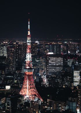 Tokyo Tower at Night