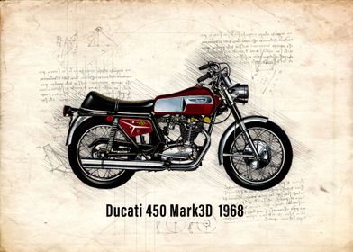 Ducati 450 Mark3D 1968