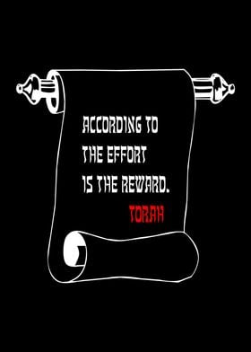 Torah On Effort And Reward