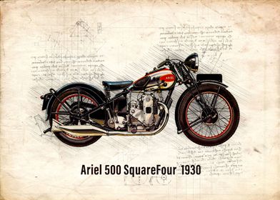 Ariel 500 SquareFour 1930