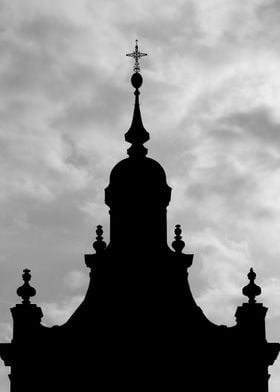 Silhouette of a Church