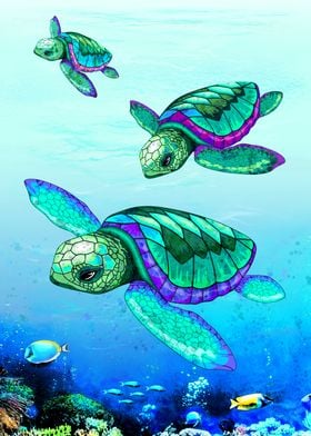 Sea Turtles Dance