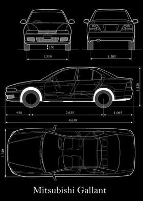 Mitsubishi Gallant 1996 