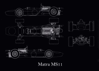 Matra MS11 Blueprint