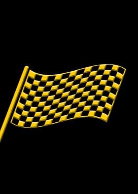 Checkered Auto Racing Flag